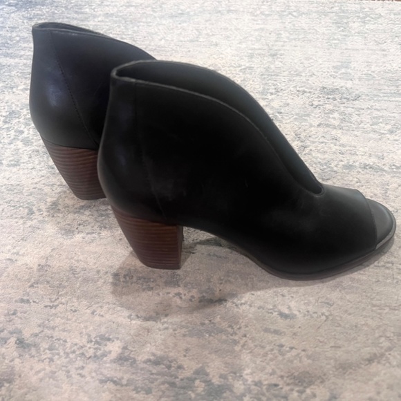 Lucky Brand Open-Toe Heeled Booties 7.5 - Picture 4 of 5